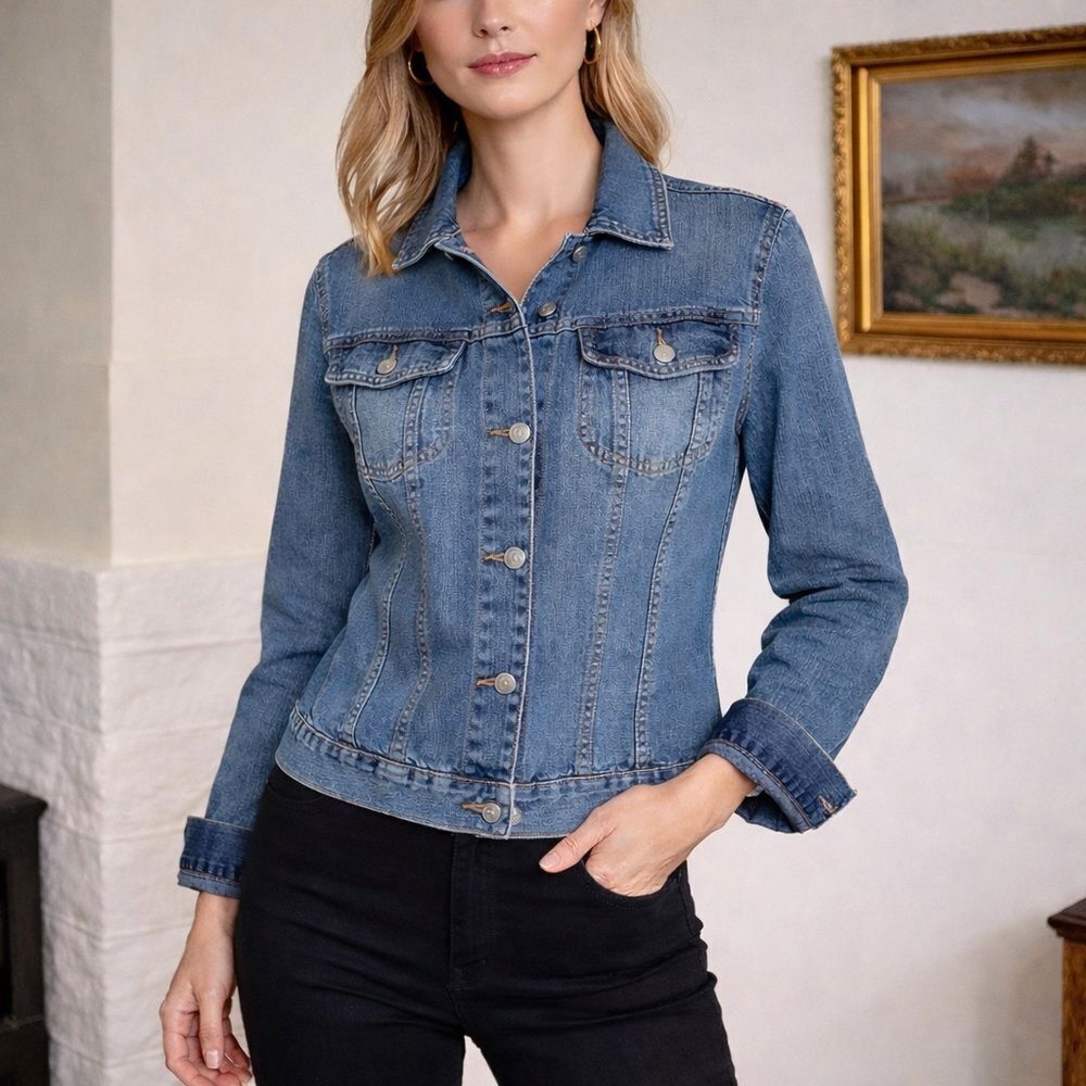 Sisley Vintage Denim Jean Jacket